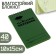 Subscribed notebook 15 x 10 cm, green