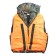 Rescue vest with the headrest "Captain", two -sided, medium, 80 kg