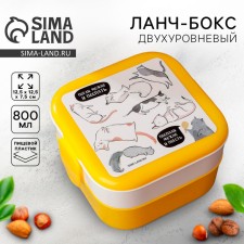 Lunch box two-level 