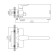 Accoona A7112 bath mixer, single -leaf, divertor in the case, with a shower set, chrome
