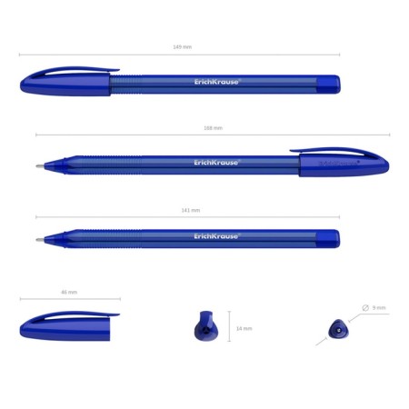 Ballpoint pen Erichkrause U-108 Original Stick 1.0, Ultra Glide Technology, Blue Blue Ink-5