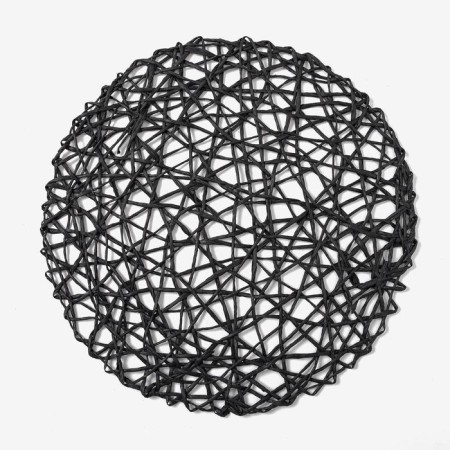 Serving shade "Grass", central black, d 38 cm-1