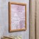 Photo frame pine С24 oak 24x30 cm (plastic screen)