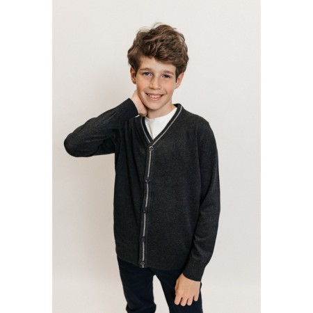 Jumper for boys, height 164-170 cm, dark gray color