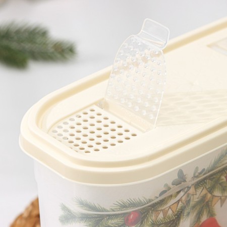 Capacity for bulk products "Fairy Tale", 2.5 l, white color-5