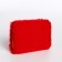 Baby wallet with a zipper, red color