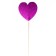 Hearts of heart, set 6 pcs, color mix