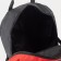 Tourist backpack on lightning, red color
