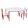 Table children's growing fairy "My baby", group 0-1, color white-red
