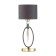 Santiago table lamp, E27, 1x60W, Antique brass color, black