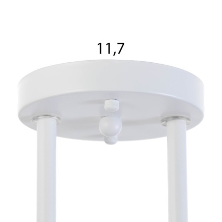 Causte "Florence" 3x60W E27 White 49x20x28cm-7