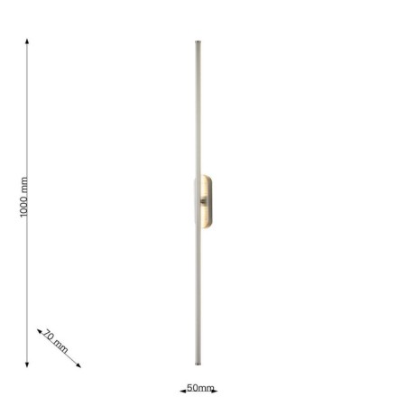 Wall lamp Reed 50 mm, 70 mm, LED 20W-2