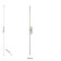 Wall lamp Reed 50 mm, 70 mm, LED 20W