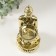 Ceramics candlestick for 1 candle "Buddha" d = 4 cm gold 8x11x22.5 cm