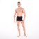 Panties men's boxers "eagle", black color, size 46