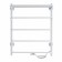 Electric heated towel engine Indigo Hit, 600x500 mm, white