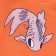 Suit for girls: sweatshirt and trousers, height 86 cm, orange color
