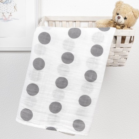 Mushinova diaper, "Gray Gorye", size 120x120 cm-3