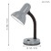 Basic 1, 1x60W E27 table lamp, silver color, black