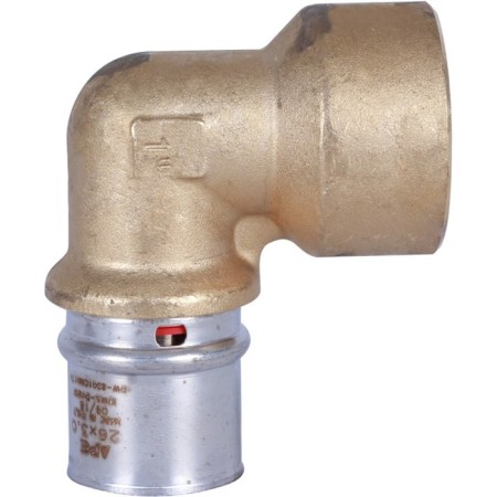 STOUT SFP-0010-000126, 1 x 26 mm, internal thread, transition, brass-2