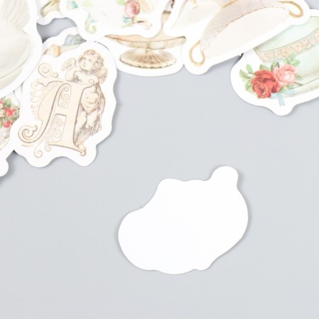 Stickers for creativity "afternoon tea drinking" set of 46 pcs 4.4x4.4x1.1 cm-2