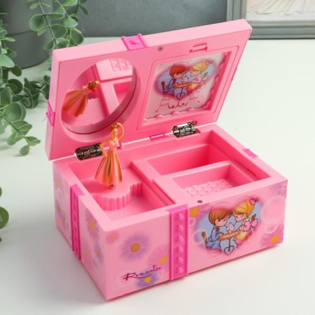 Musical box "Gift with a bow" 15.5x8x11 cm-3