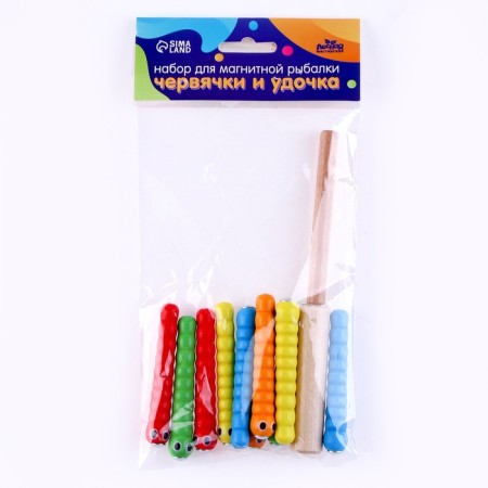 Magnetic fishing "fishing and worms"-4