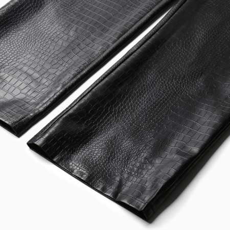 Women's pants (eco-leather) minku: Eco leather Black color, rr 42-9