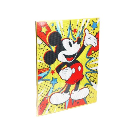 Diamond embroidery full filling "Mickey Mouse" Pop Art, on the frame, 40*50 cm-2