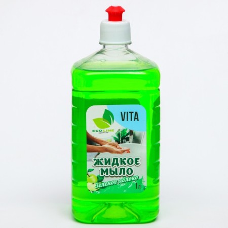 Liquid soap "Vita Green Apple" 1 l.