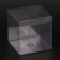 Folding box from PVC 10 x 10 x 10 cm