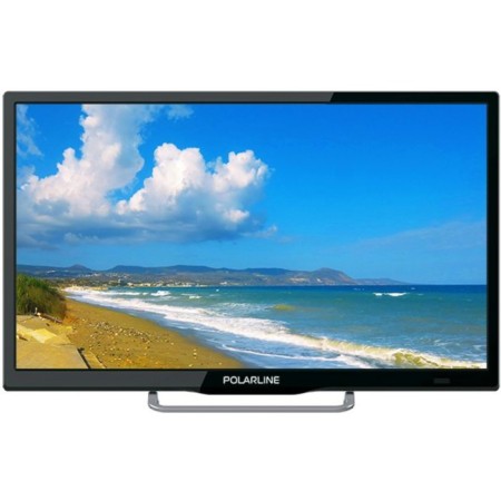 TV POLARLINE 24PL12TC, 24 ", 1366x768, DVB-T2, 1xHDMI, 1xUSB, black