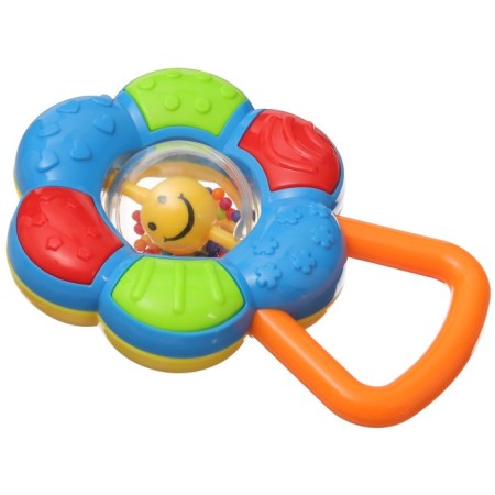 Rattle "chamomile", color mix, crush me-1