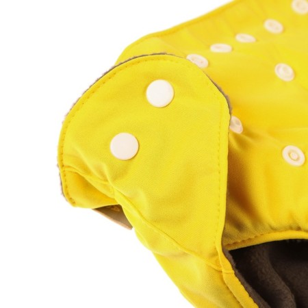 Panties-scammer, reusable, carbon-bamboo fabric, yellow color, from 0-36 months.-5