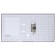A4, 50 mm registrar, calligrata, PVC, embossing "Len", metal edging, pocket for a spine, assembled, purple, mix