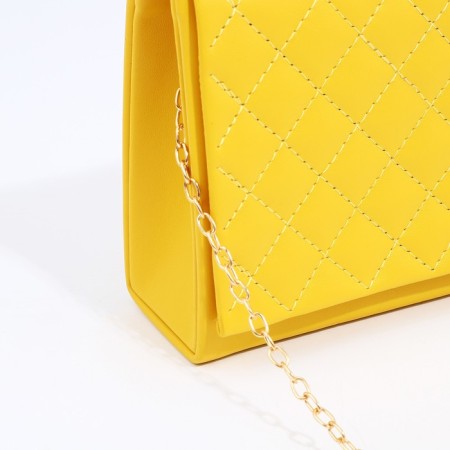 Bag-clate on magnet, yellow color-3