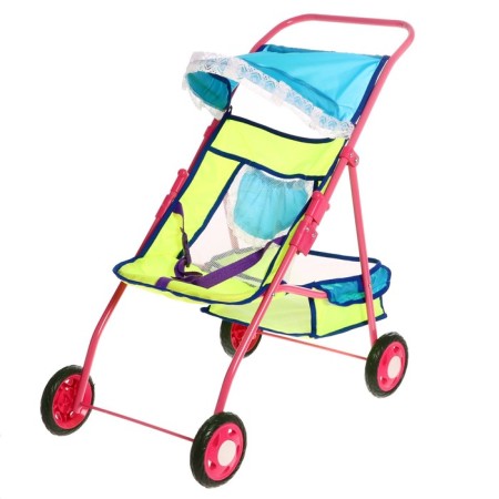 Puppet stroller # 5, lemon/blue color