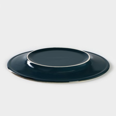 Porcelain plate Blu Reattivo, D = 20 cm-2
