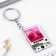 Key keychain Acrylic player "Slag Empress", 3.5 x 10 cm