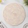 Serving napkin on the table "Rainbow", d = 38 cm, white color