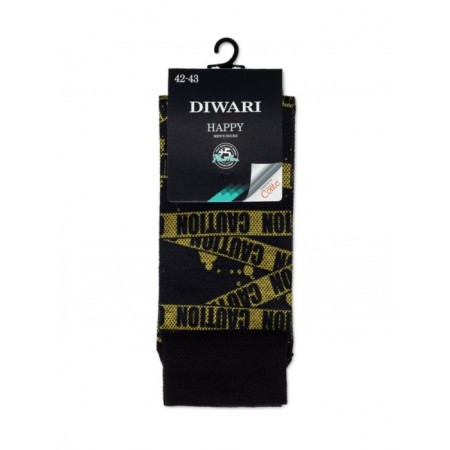 Male socks Happy, size 29, black color-1