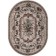 Oval Merinos Gavana carpet, size 180x250 cm, color Cream