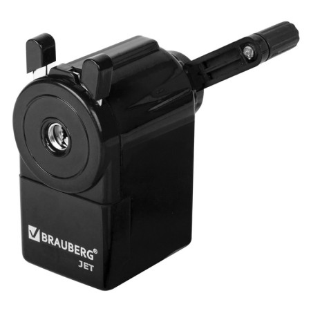 Mechanical Brauberg "JET", Metal mechanism, black case 229566