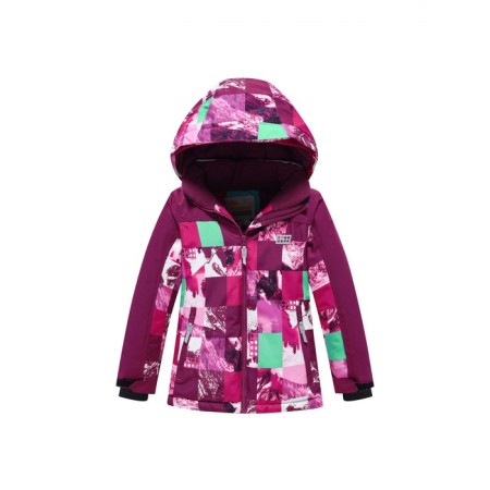 Ski costume for a girl, height 158 ​​cm, raspberry color-1