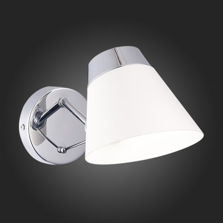 Wall lamp EVOLUCE. Sle155801-01. Vario. 1x40 W, E14, 14x14 cm, color chromium-2