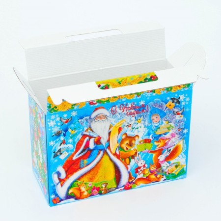 New Year. Gift box New Year's suitcase "Preparation for the holiday" with a game and animation 23 x 10 cm.-3