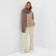 Women's jacket on lightning collorista color beige rr 50