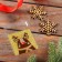 BOPP package with sticky tape, "New Year's forest", 7*7+3cm