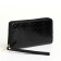Women's wallet with lightning, black color
