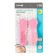 Set for hair care: comb and brush "Flower", pink color